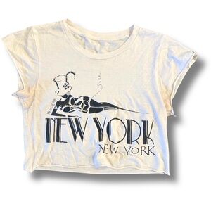 Hand printed New York shirt